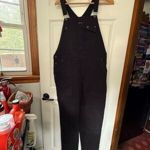 Duluth Trading Co Black Women's Medium Lined Overalls